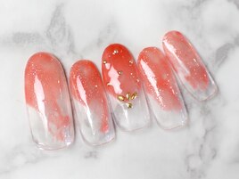 ￥7980定額コース　イチゴネイル