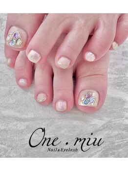 ワンミュ(One.miu)/フットネイル☆