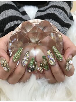 エスフィーネイルサロン ブリーユ(Esfy nailsalon Brille)/成人式キラキラネイル