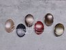 【ジェルネイル】マグネット＆フラッシュネイル¥8000