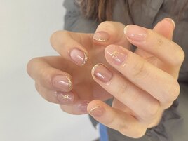 シンプルアートネイル