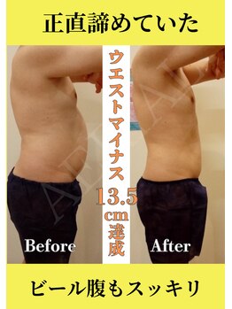 エアリアル 中津店/3ヶ月集中で目標達成!30代男性