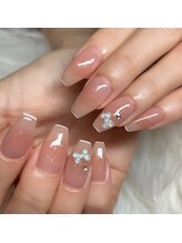 ネイルアンドアイラッシュスタジオ シュシュ(chouchou)/上品チークネイル