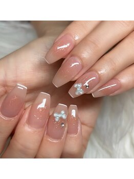 ネイルアンドアイラッシュスタジオ シュシュ(chouchou)/上品チークネイル