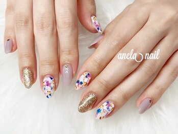 アネラネイル 広尾店(anela nail)の写真/anela nail特有の上品かつ個性が光るデザインをお楽しみください♪パラジェル無料変更可◎パラジェル登録店