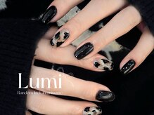 ルミネイル 大宮東口店(Lumi Nail)/ 野性と秩序の黒均衡美意識1