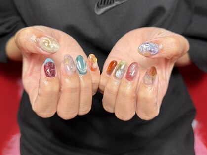 yeni nail《カラフル/個性派》下北沢の写真