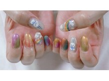 ネイルサロン ビューティーマジック 川口店/手書きアートネイル