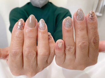 ココズルーム(KOKO's Room)/たらしこみフラワーネイル