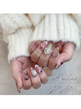 クリーム(Nail Atelier CREAM)/バレンタインネイル☆