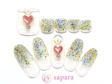 津田沼ネイルサロン サパラ(sapara)/ハンドフットセット定額￥11,499