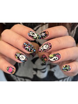 手描きアートが得意なサロン