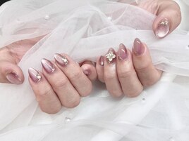 【126】きれいめちゅるんネイル*