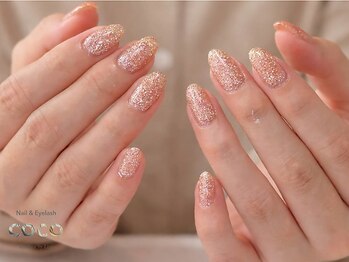 ココ 大阪梅田店(coco produce by Lire)/【Nail】シンプルラメ