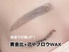 【新規】 垢抜け♪朝メイク時短!黄金比×アイブロウWAX(間引き込)¥4,990