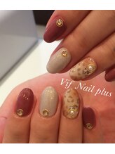 ヴィフネイルプラス(Vif Nail plus)/ヒョウ柄デザイン