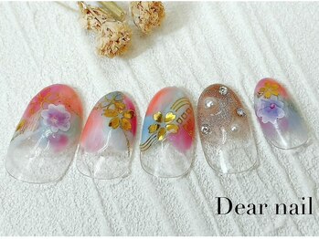 ディア ネイル(Dear nail)/カラフル和装