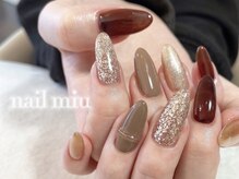 ネイルミュウ(Nail miu)/#リングネイル #ミラーネイル