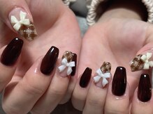 ヴィコ 名古屋栄(vico)/チェックネイル/@vico_ktgw