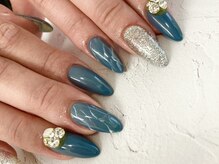 ネイルズ とんぷそん/大理石風ネイル♪