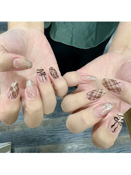 サララ(SALALA)/チェックネイル♪