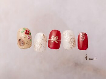 アイネイルズ 横浜EAST店(I-nails)/お正月ネイル