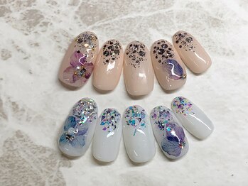 ネイルサロン キャンディネイル(Candy Nail)/フラワーネイルby佐合