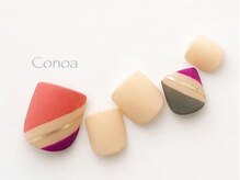コノア(conoa)/マットカラフルネイル