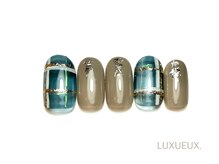 ネイルアンドアイラッシュ ルクソー ホテル日航福岡店(Nail&Eyelash LUXUEUX.)/338.*チェックネイル *