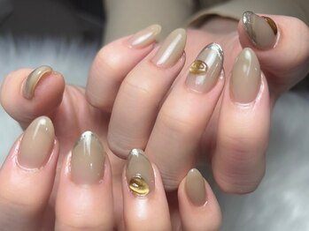 メゾンシンバ(Maison Simba)/Beige x Silver