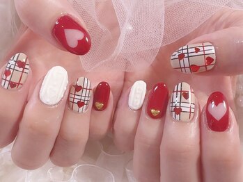 ミイネイル(Me nail)/#バーバリーチェックネイル