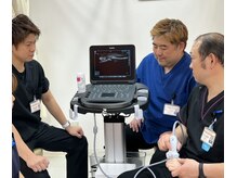 あさひ接骨院 整体院の雰囲気（エコー画像）