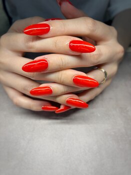 夏の赤ネイル &nbsp;Kanae