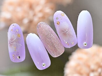 ☆フラワーアートネイル