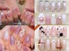 人気No.6★【定額】7,810円コース ─ 最新トレンドアートネイル100種♪