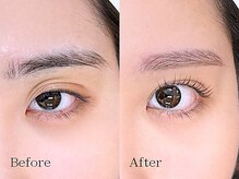 ミーナ 鍋島店(mina)/アイブロウWAX＋まつげパーマ上