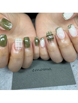 ぷっくりチェック☆デザイン