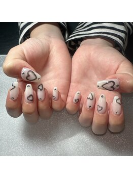 ラブオーキッド(LoveOrchid)/3Dハートネイル♪