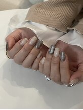 ミイネイル ブルーム(Me.nail Bloom)/■　マグネット×ミラーアート