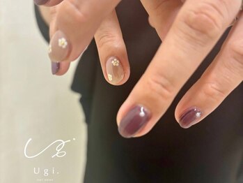 ウギ 北浜店(Ugi.)の写真/【持ち込み歓迎】絶妙な配色で指先から日常を彩る♪繊細なアートからニュアンスまで幅広くお任せください◎