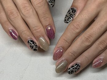 ビアンカ 美浜店(Bianca)/ヒョウ柄ネイル