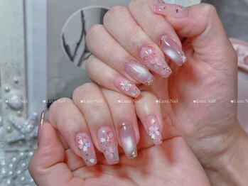 御徒町春限定ニュアンスネイル