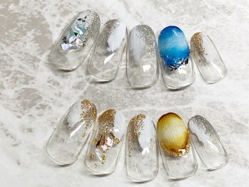 ネイルサロン キャンディネイル(Candy Nail)/塗りかけネイルby神田