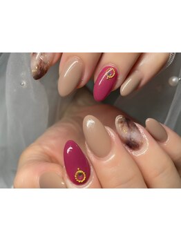 手描きアートが得意なサロン