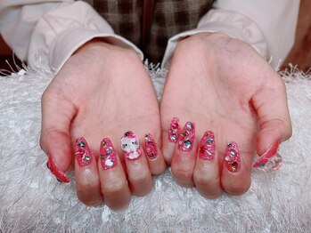 レアネイル 新宿(le'a nail)/フラッシュ宝石ネイル