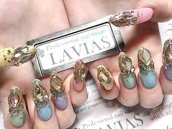 プロフェッショナル ネイルサロン ラヴィアス(LAVIAS)/【スカルプ】10本アートし放題