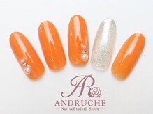 アンドルーチェ なんばパークス店(ANDRUCHE)/オレンジ×パール