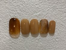 カラネイル 南森町店(calla nail)/マット×水滴