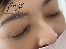 ペイジ(page)/TEL予約！マツエク＋ワンカラー