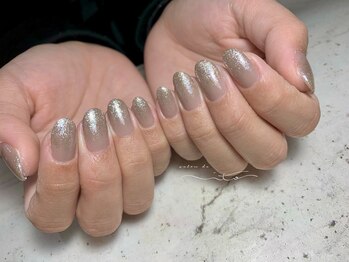 サロンド イト(salon de ito)/ワンカラー×ラメグラデーション